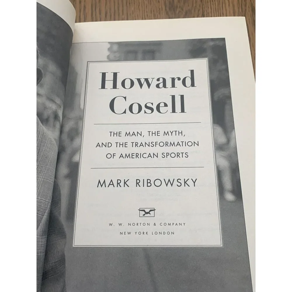 Howard Cosell The  Man the Myth Signed Inscribed By Mark Ribowsky‎ Hardback Book
